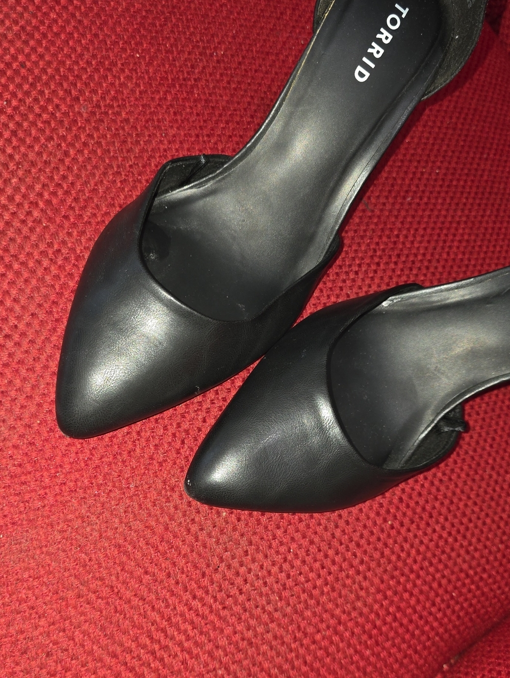 torrid Black Pointed D'Orsay Slip-Ons